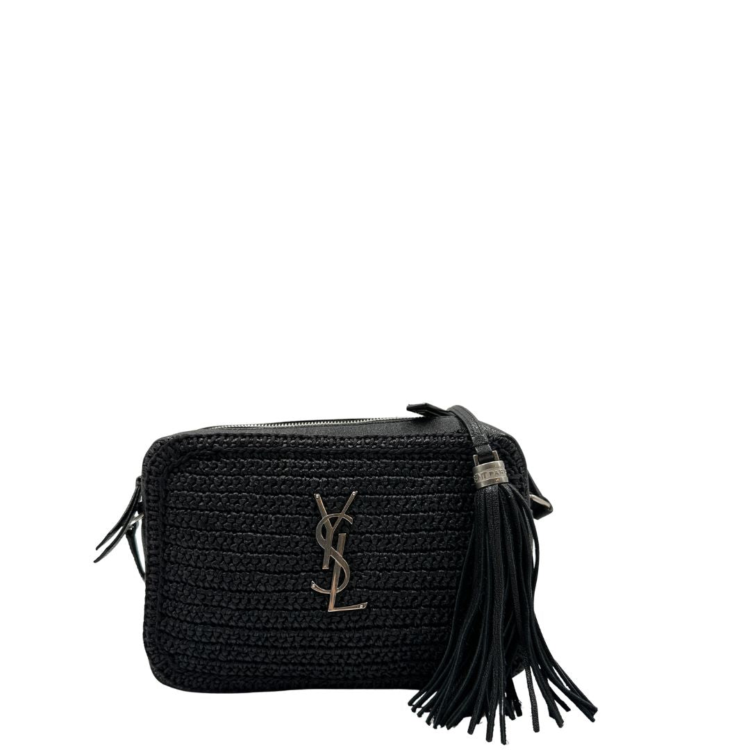 Camera bag Saint Laurent rafia