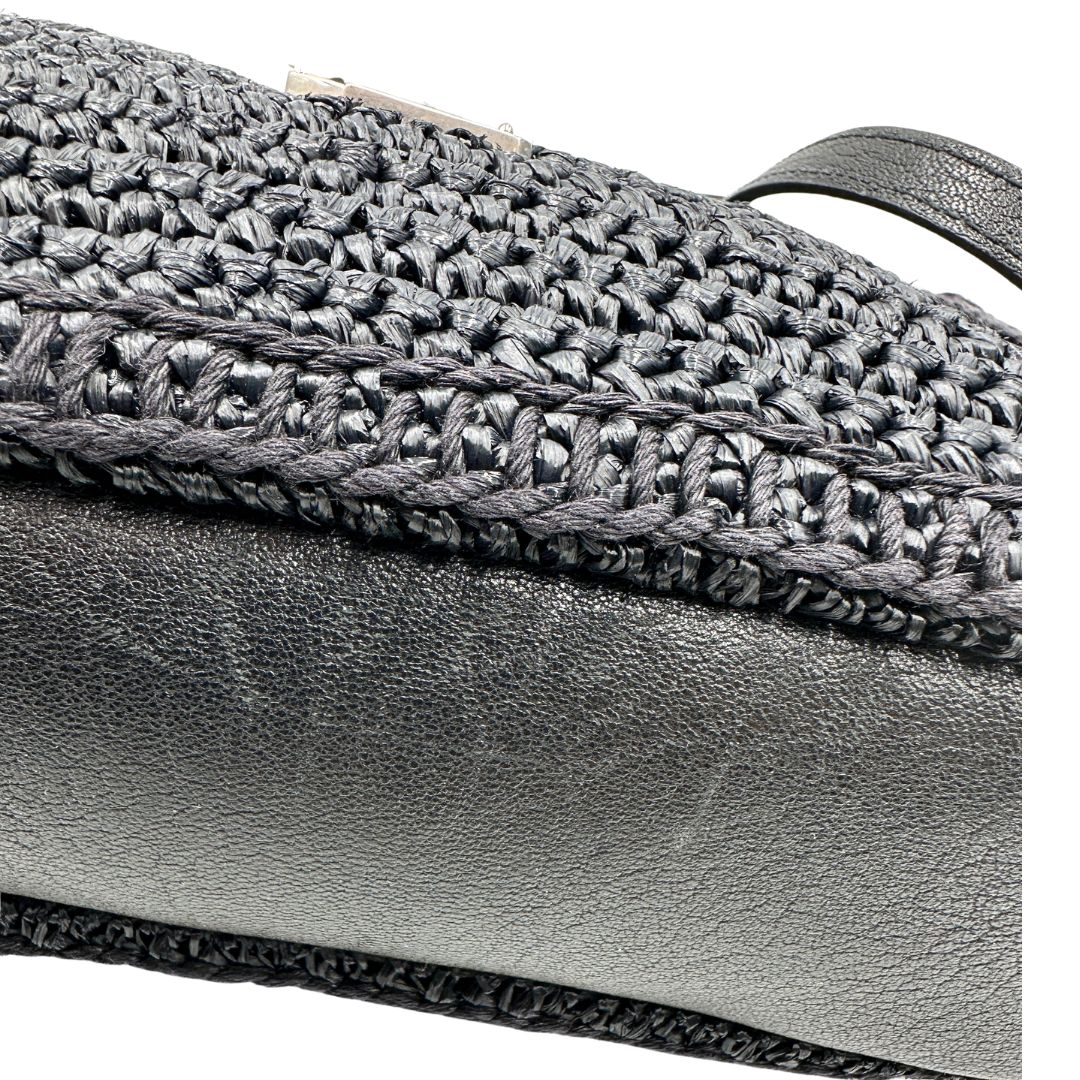 Camera bag Saint Laurent rafia