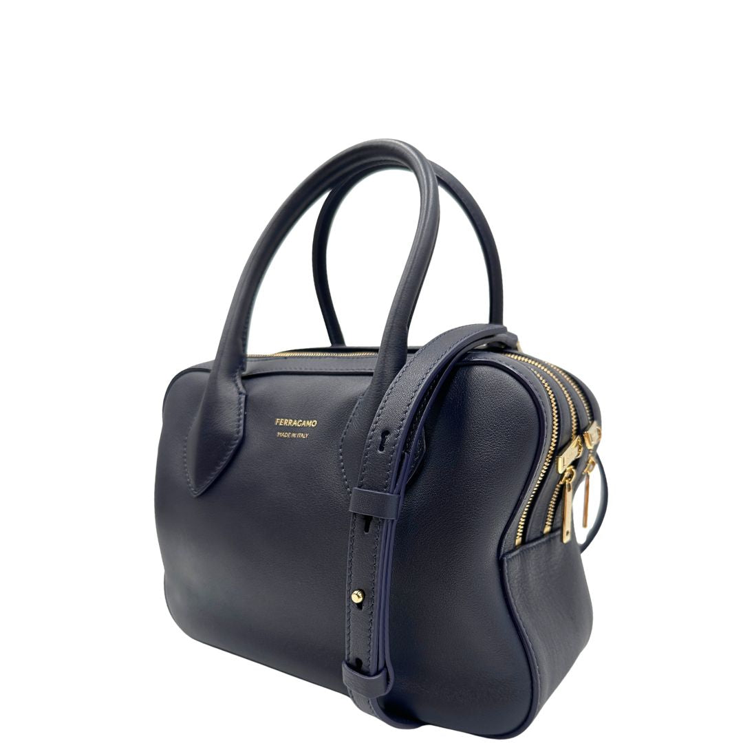 Tote Star Salvatore Ferragamo in pelle blu