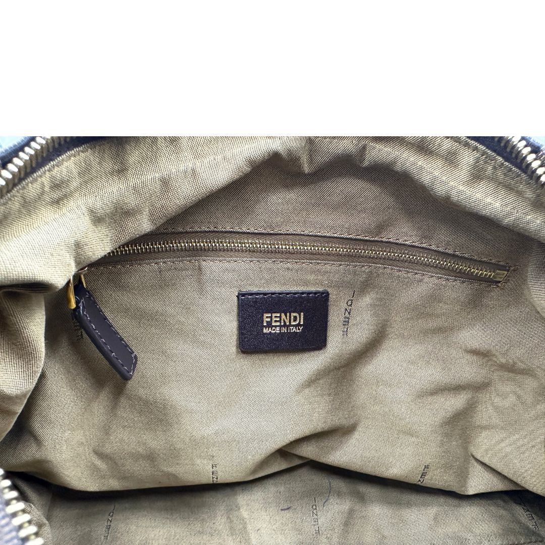 Hobo Fendi Hobo Chef Zucca in tessuto marrone