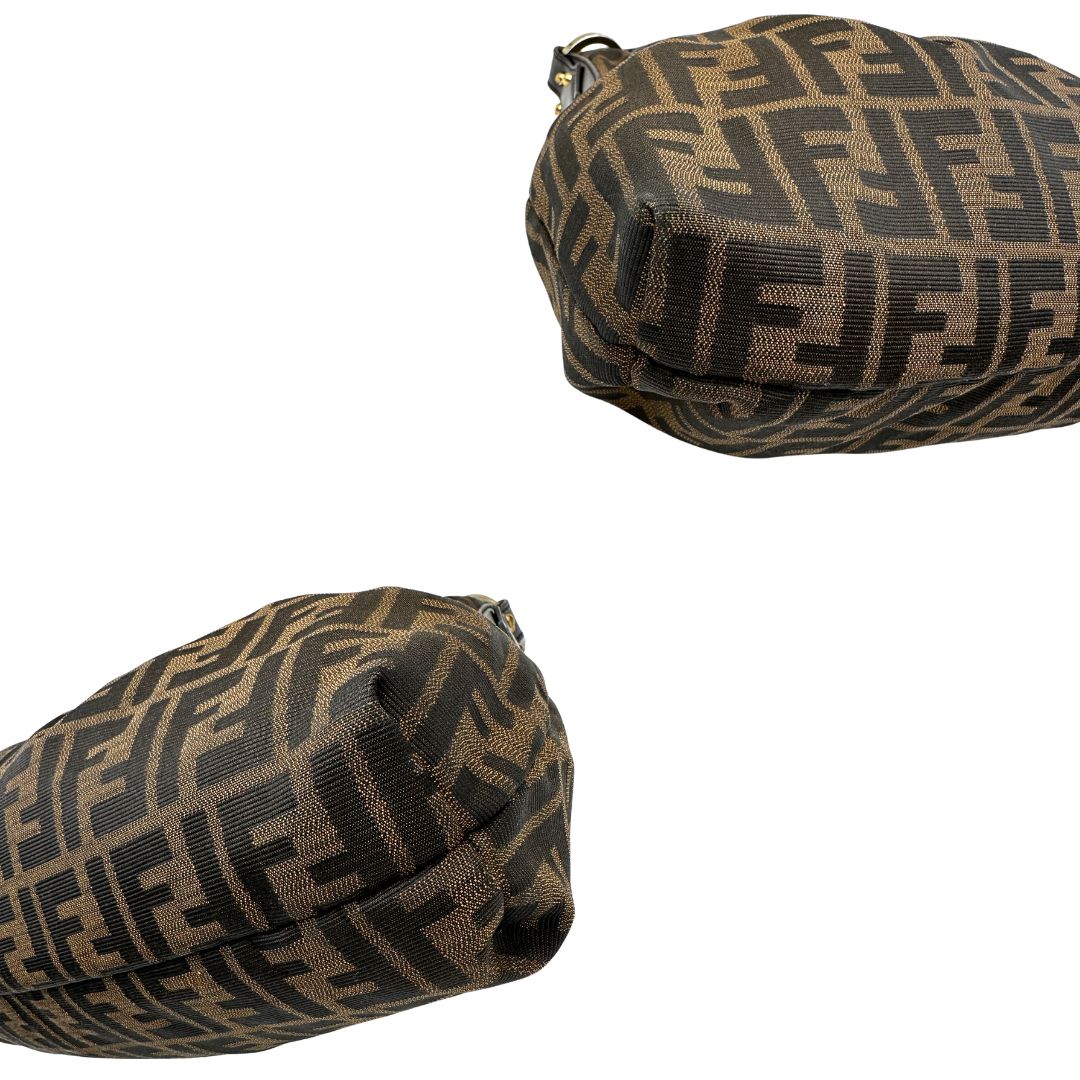 Hobo Fendi Hobo Chef Zucca in tessuto marrone