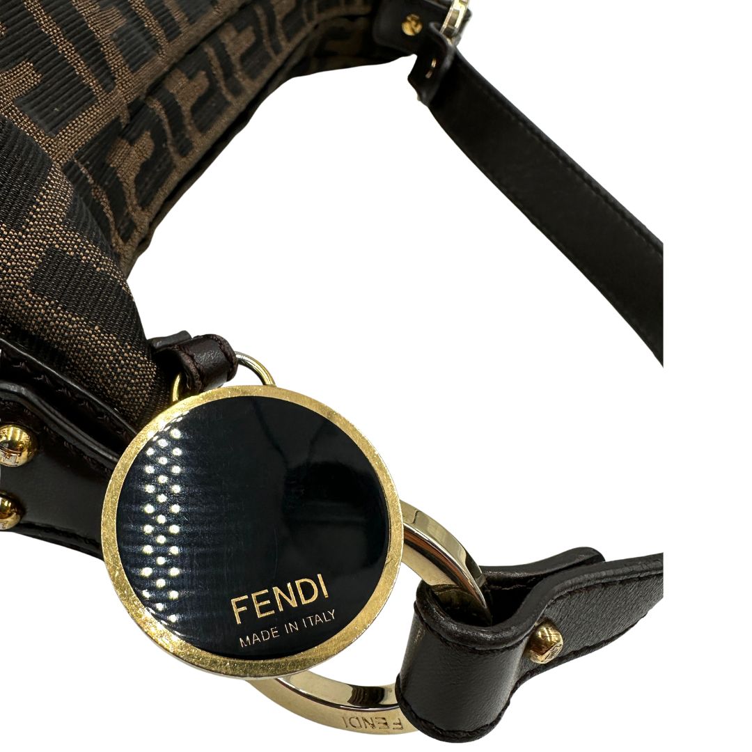 Hobo Fendi Hobo Chef Zucca in tessuto marrone