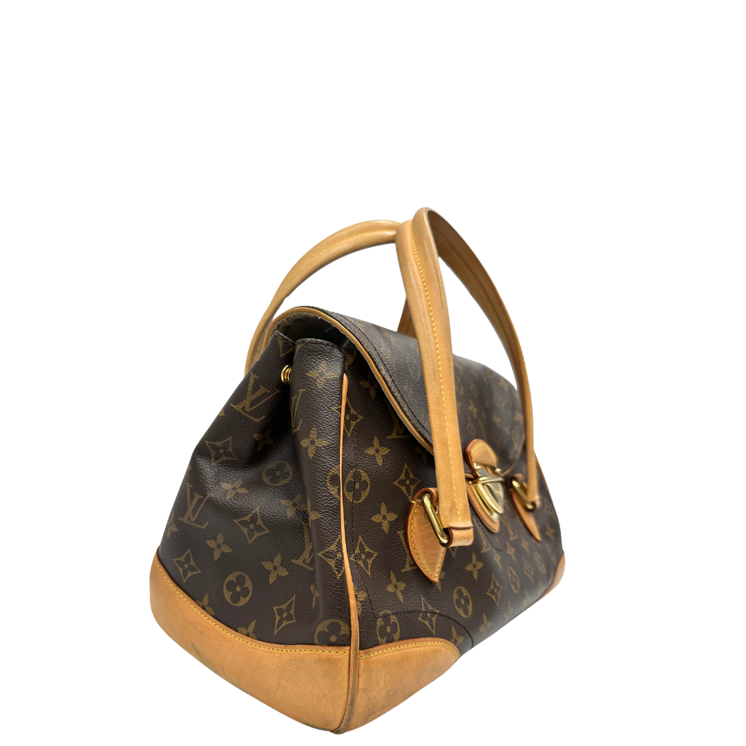 Borsa Beverly GM Louis Vuitton in canvas marrone