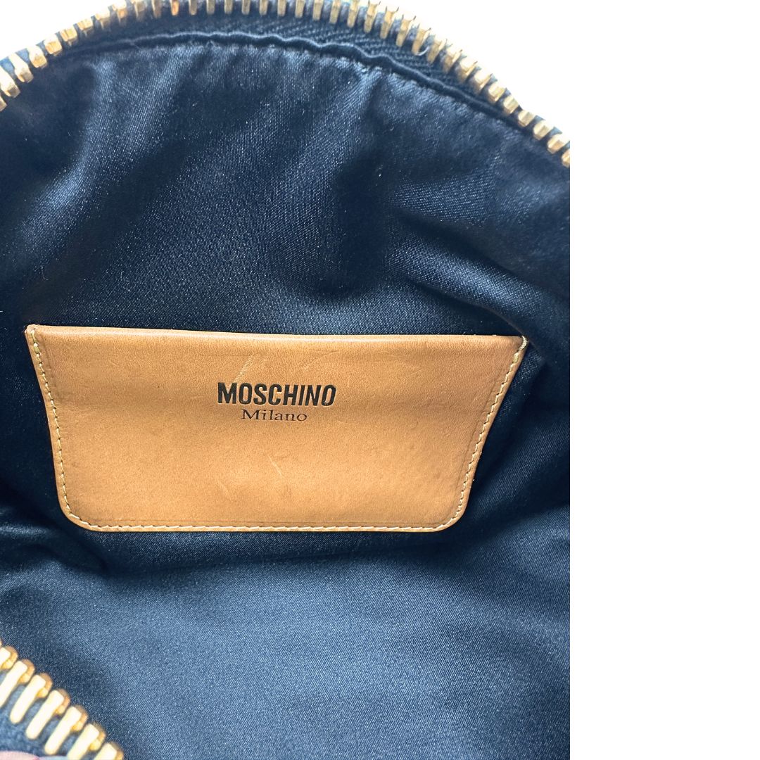 Bugs Bunny Bowler Moschino x Looney Tunes in canvas marrone
