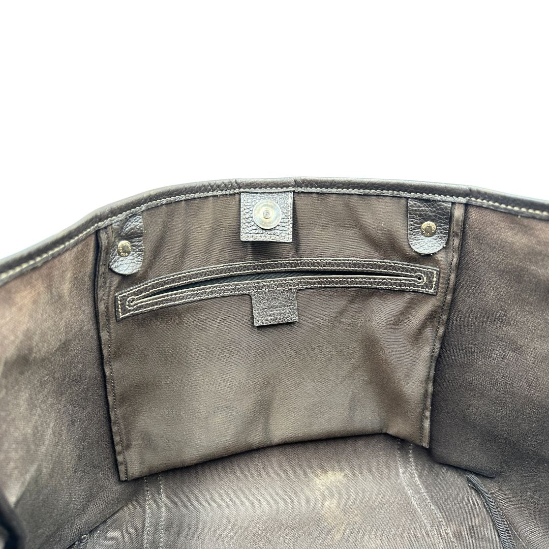 Shopper Gucci Crystal in canvas beige