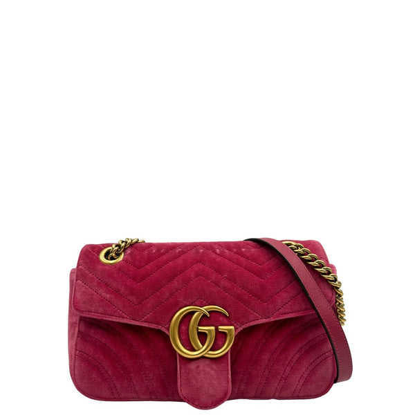 Borsa Gucci Marmont velvet media