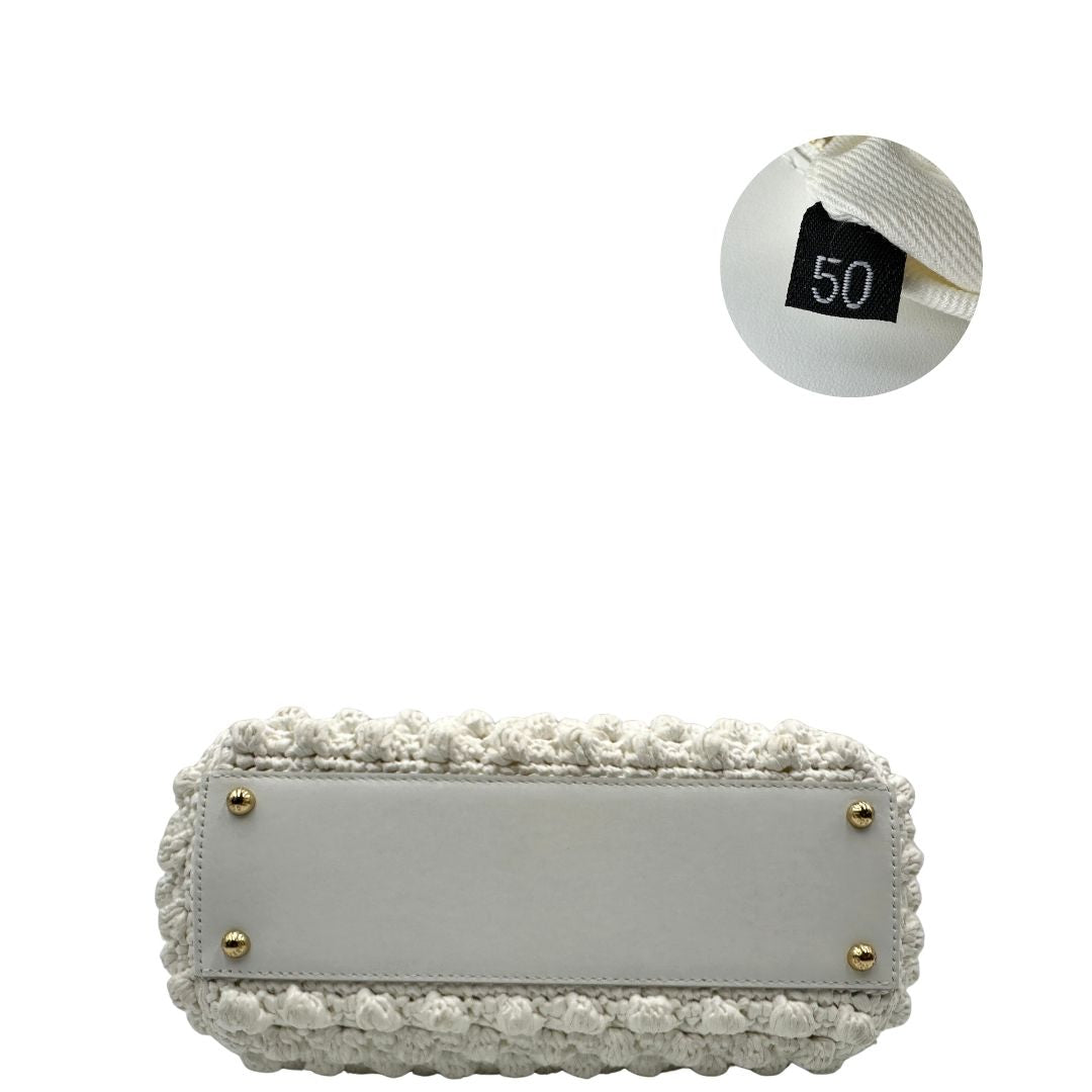 Borsa Dolce & Gabbana Miss Sicily crochet misura grande