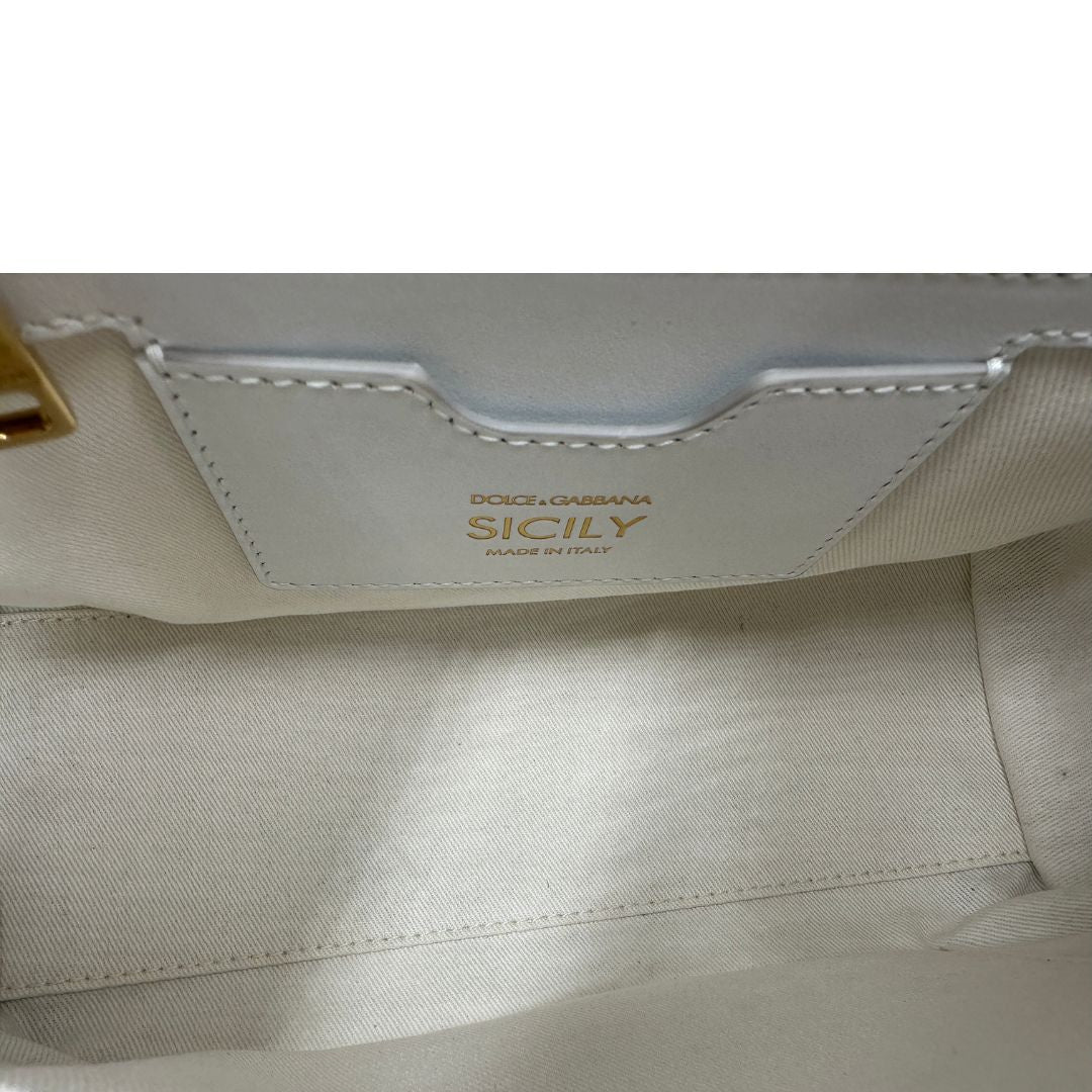 Borsa Dolce & Gabbana Miss Sicily crochet misura grande