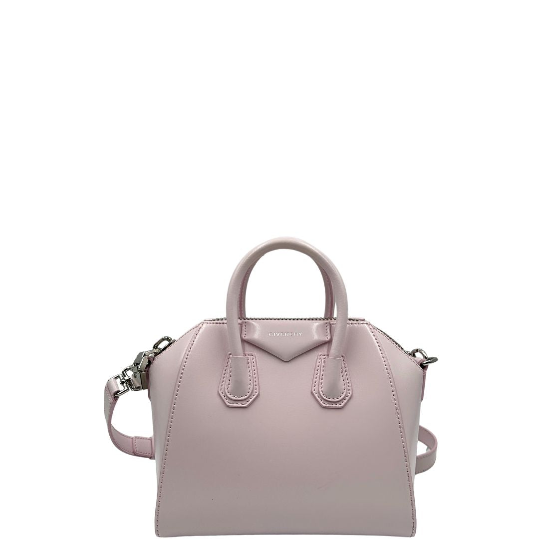 Borsa Givenchy Antigona mini in pelle rosa