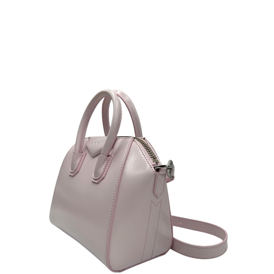 Borsa Givenchy Antigona mini in pelle rosa