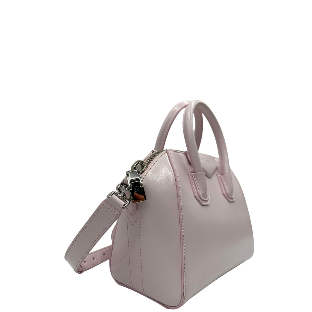Borsa Givenchy Antigona mini in pelle rosa