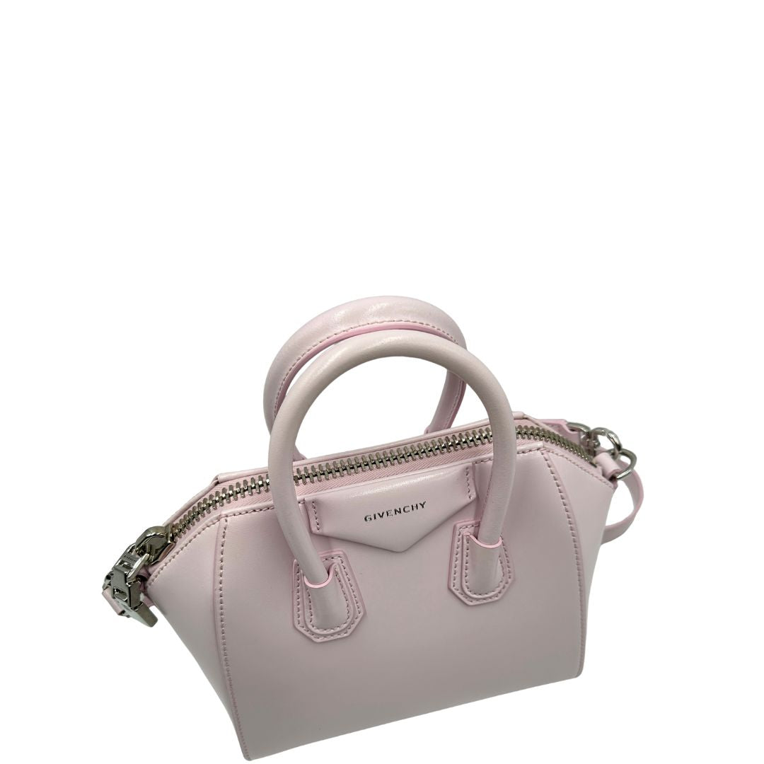 Borsa Givenchy Antigona mini in pelle rosa