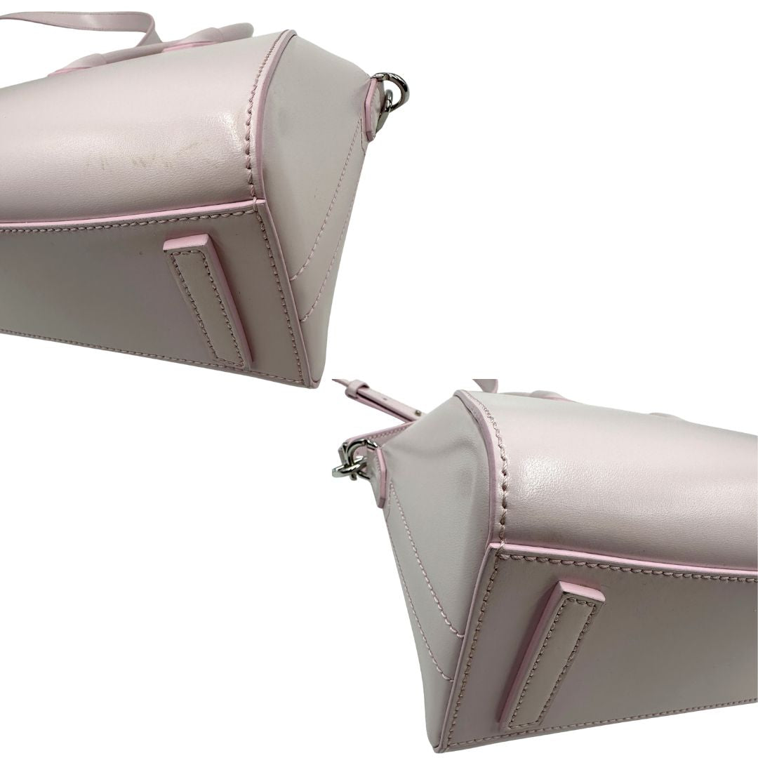 Borsa Givenchy Antigona mini in pelle rosa