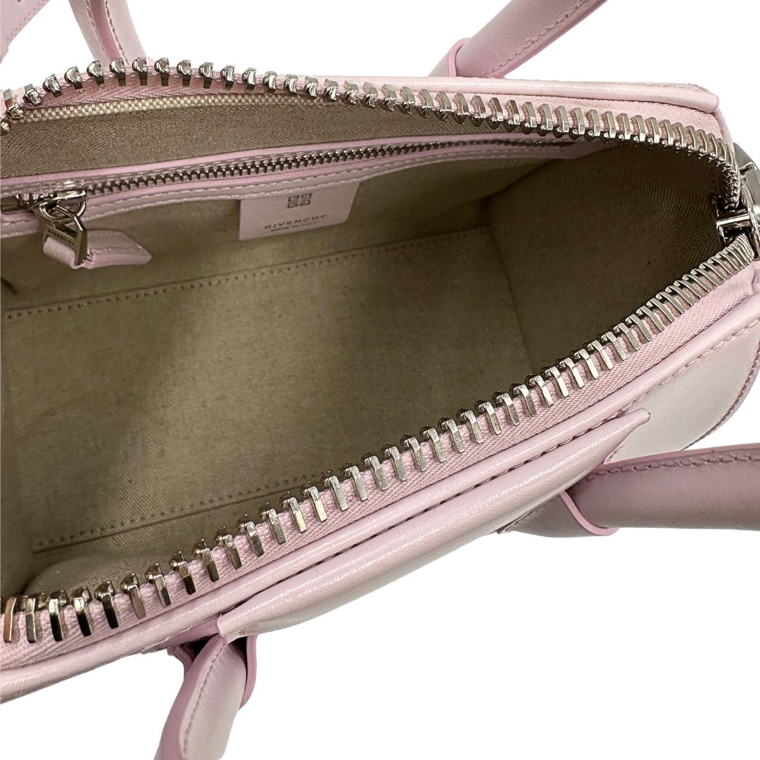 Borsa Givenchy Antigona mini in pelle rosa