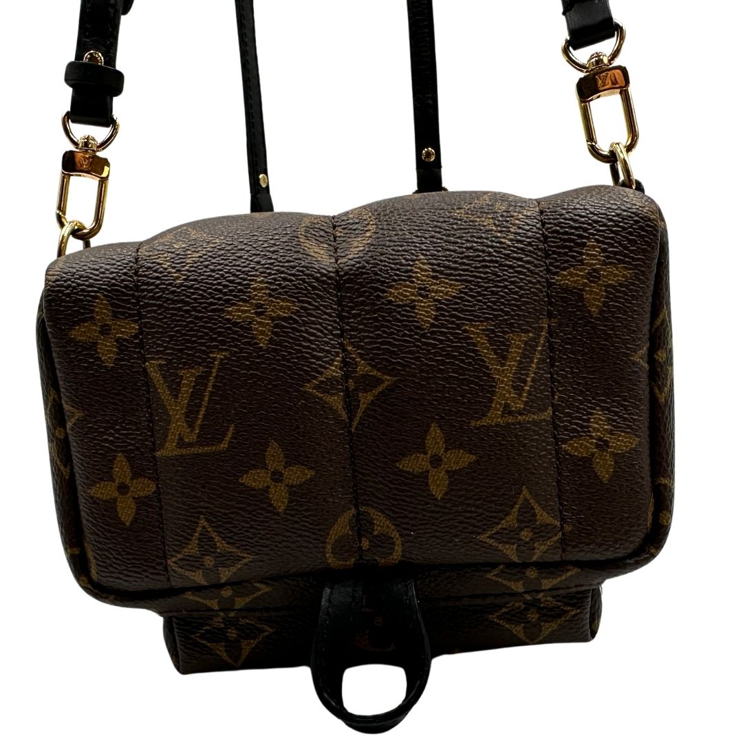 Zaino Palm Springs mini Louis Vuitton in pelle marrone