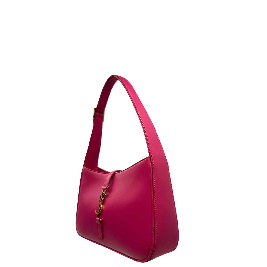 Borsa Le 5 à 7 Saint Laurent in pelle fucsia