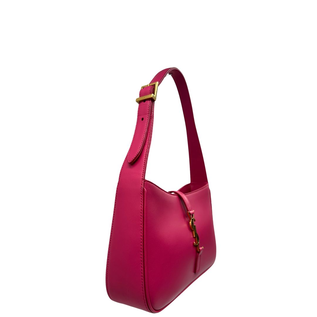 Borsa Le 5 à 7 Saint Laurent in pelle fucsia
