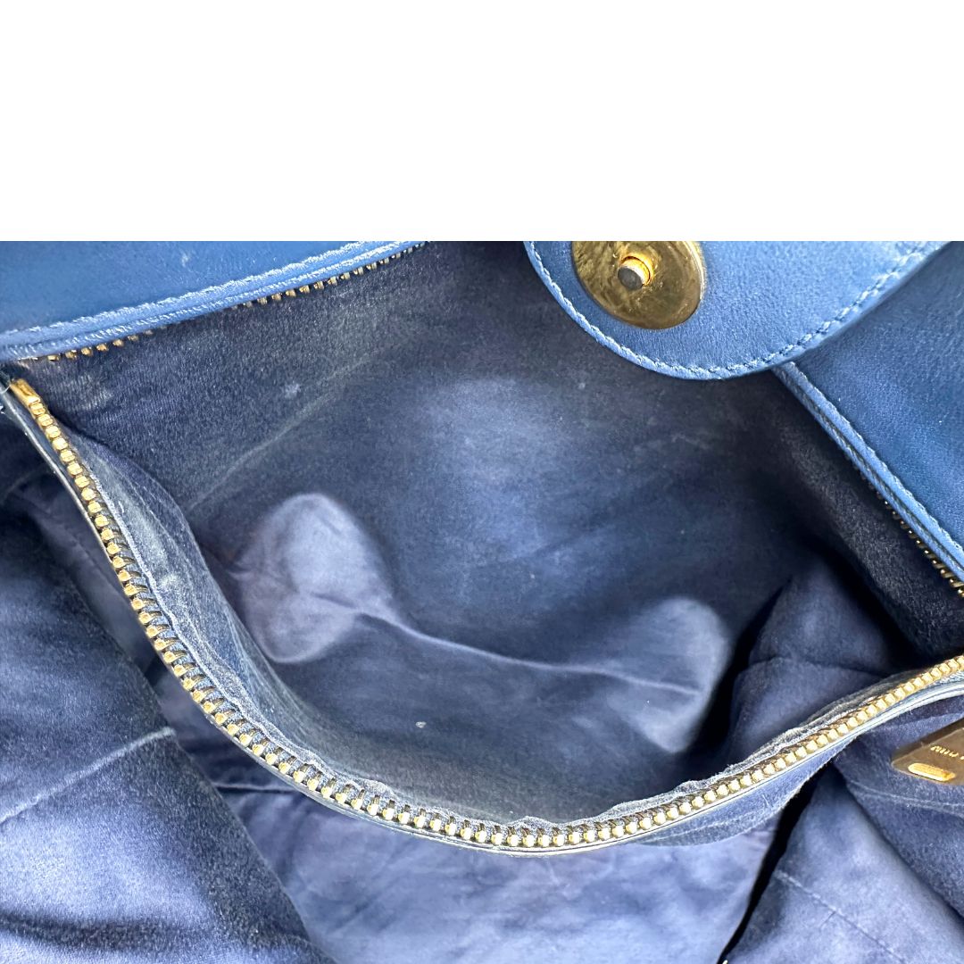Shopper Miu Miu blu