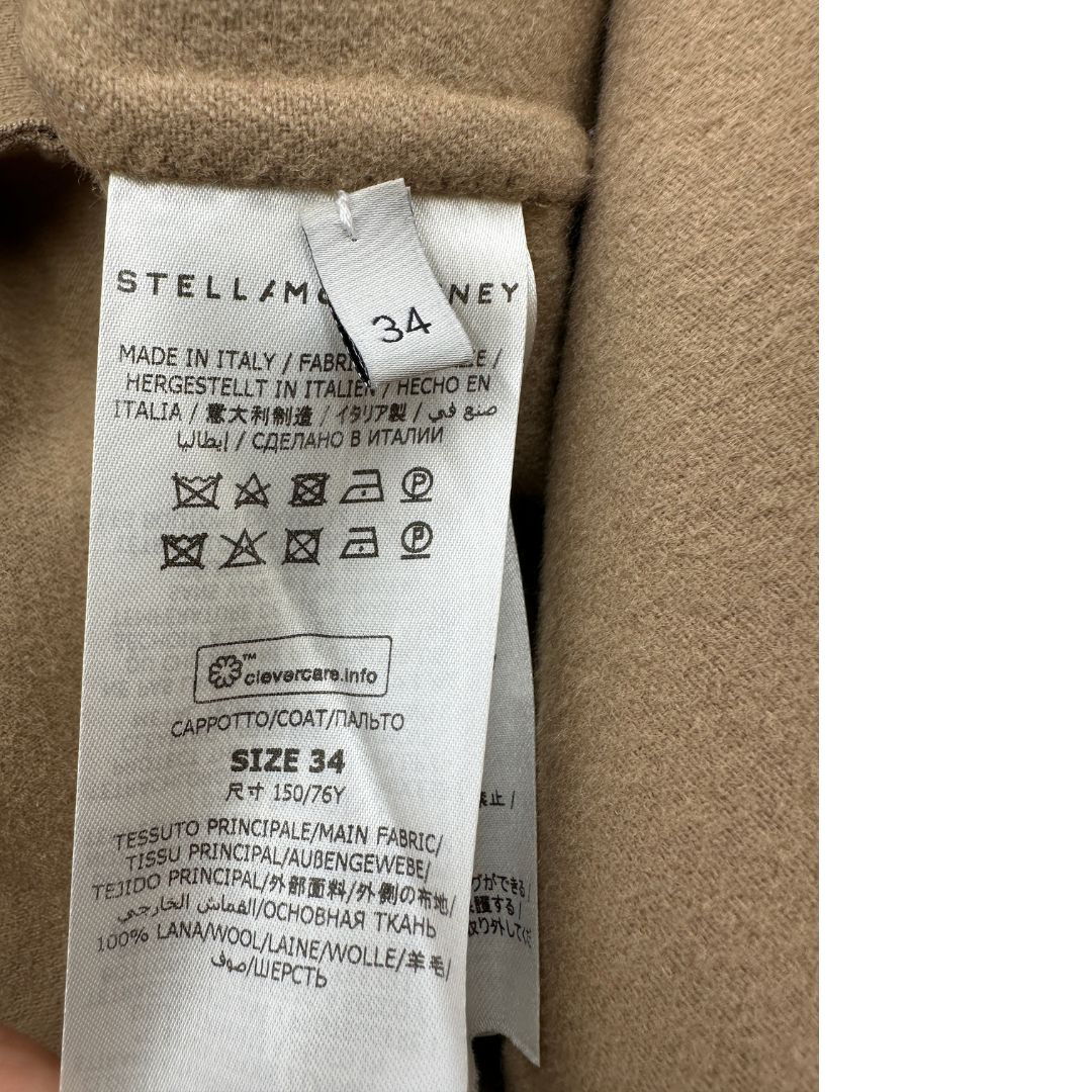Cappotto Stella McCartney tg. 34 (100% lana, beige) – foto 7 di 8