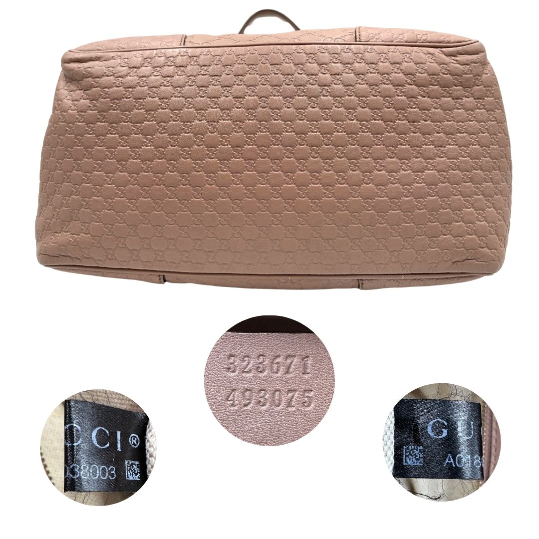 Shopper Gucci Guccissima (pelle, rosa) – foto 6 di 13