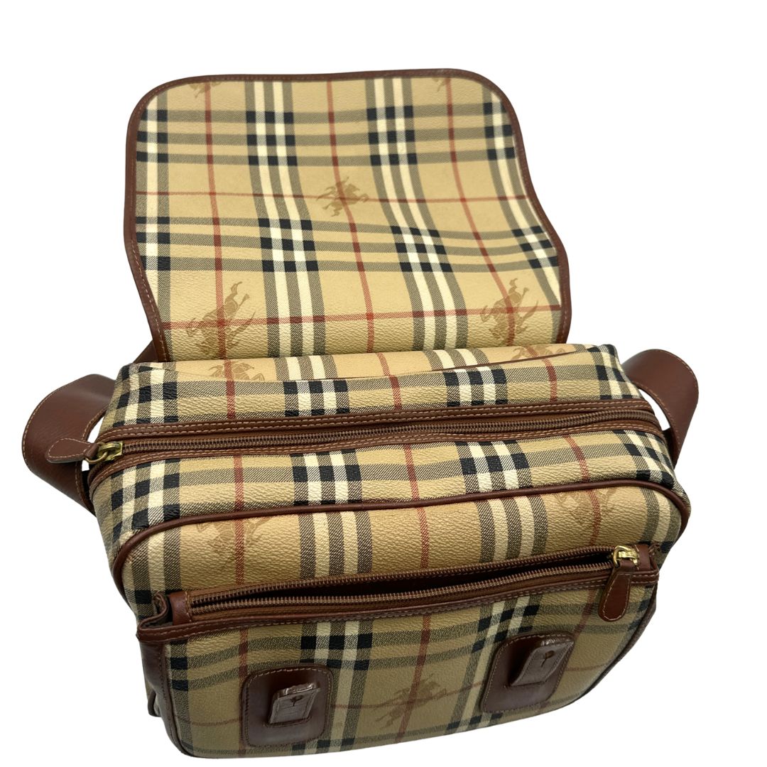 Cartella Burberry tartan (canvas, beige) – foto 9 di 17