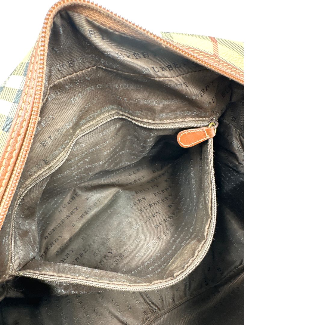 Cartella Burberry tartan (canvas, beige) – foto 13 di 17