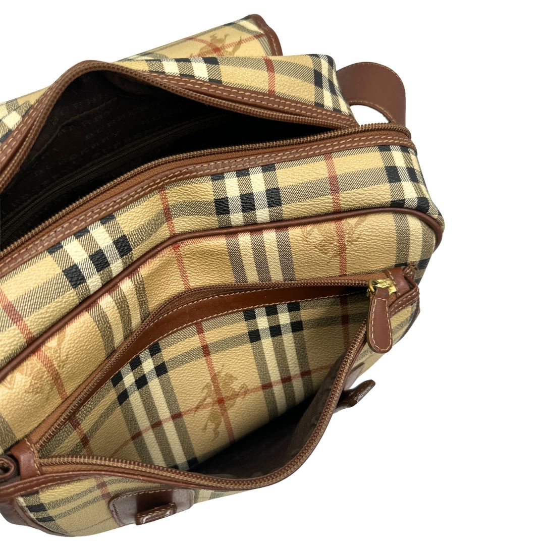 Cartella Burberry tartan (canvas, beige) – foto 14 di 17