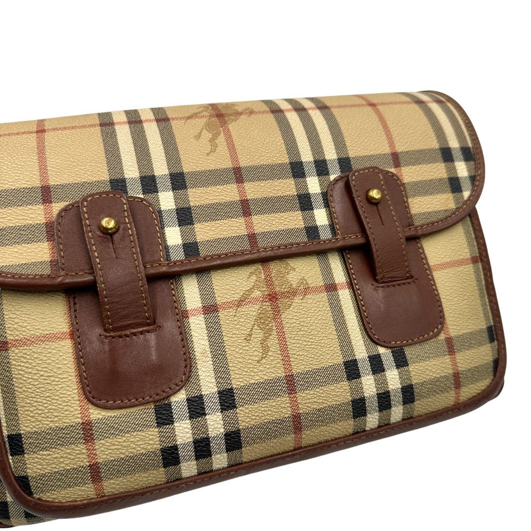 Cartella Burberry tartan (canvas, beige) – foto 6 di 17