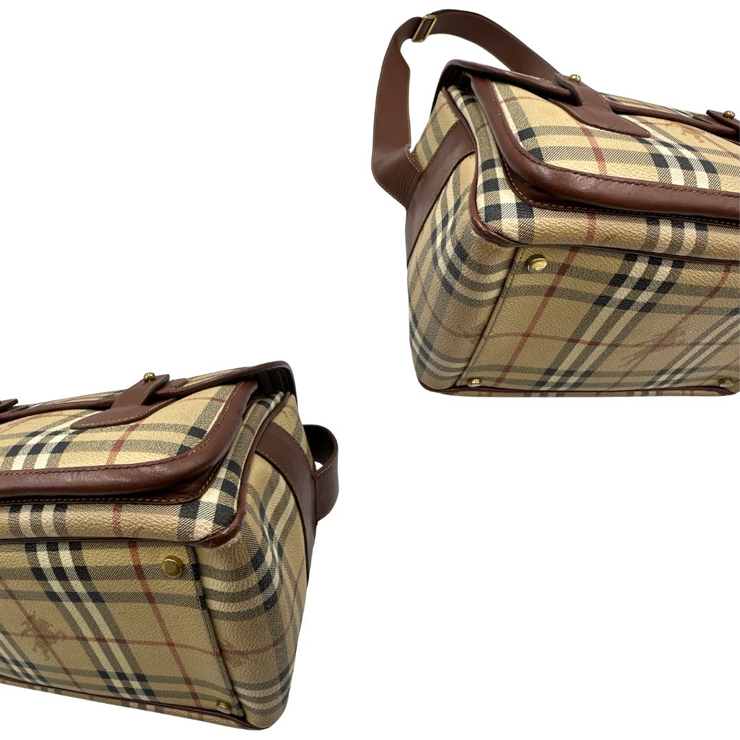 Cartella Burberry tartan (canvas, beige) – foto 7 di 17