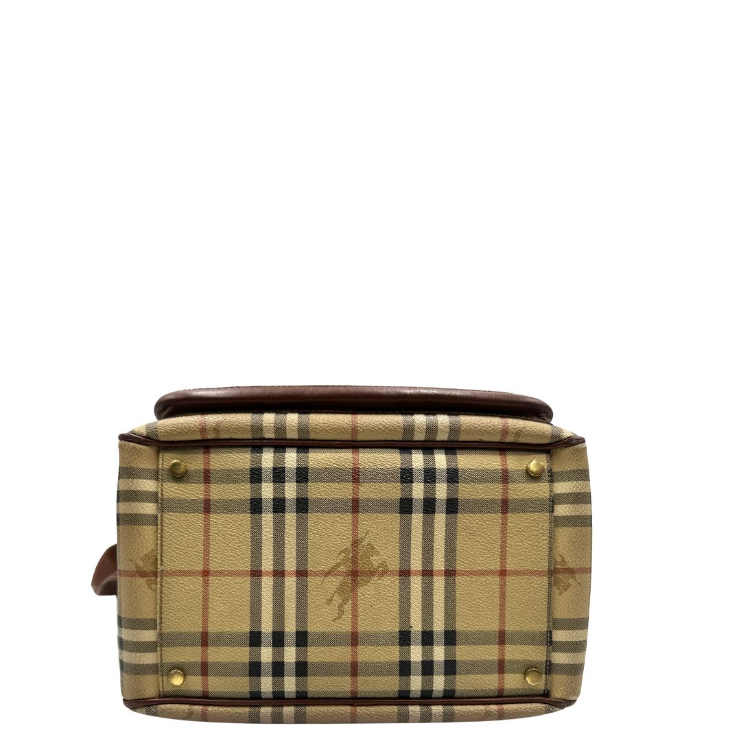 Cartella Burberry tartan (canvas, beige) – foto 8 di 17