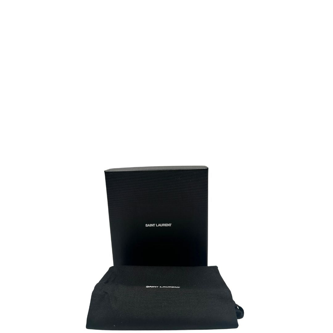 Portafoglio Saint Laurent Cassandre (pelle, nero) – foto 6 di 10