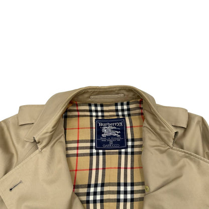 Trench Burberry beige in 51% cotone e 49% poliestere, di lusso, originale, ottime condizioni.