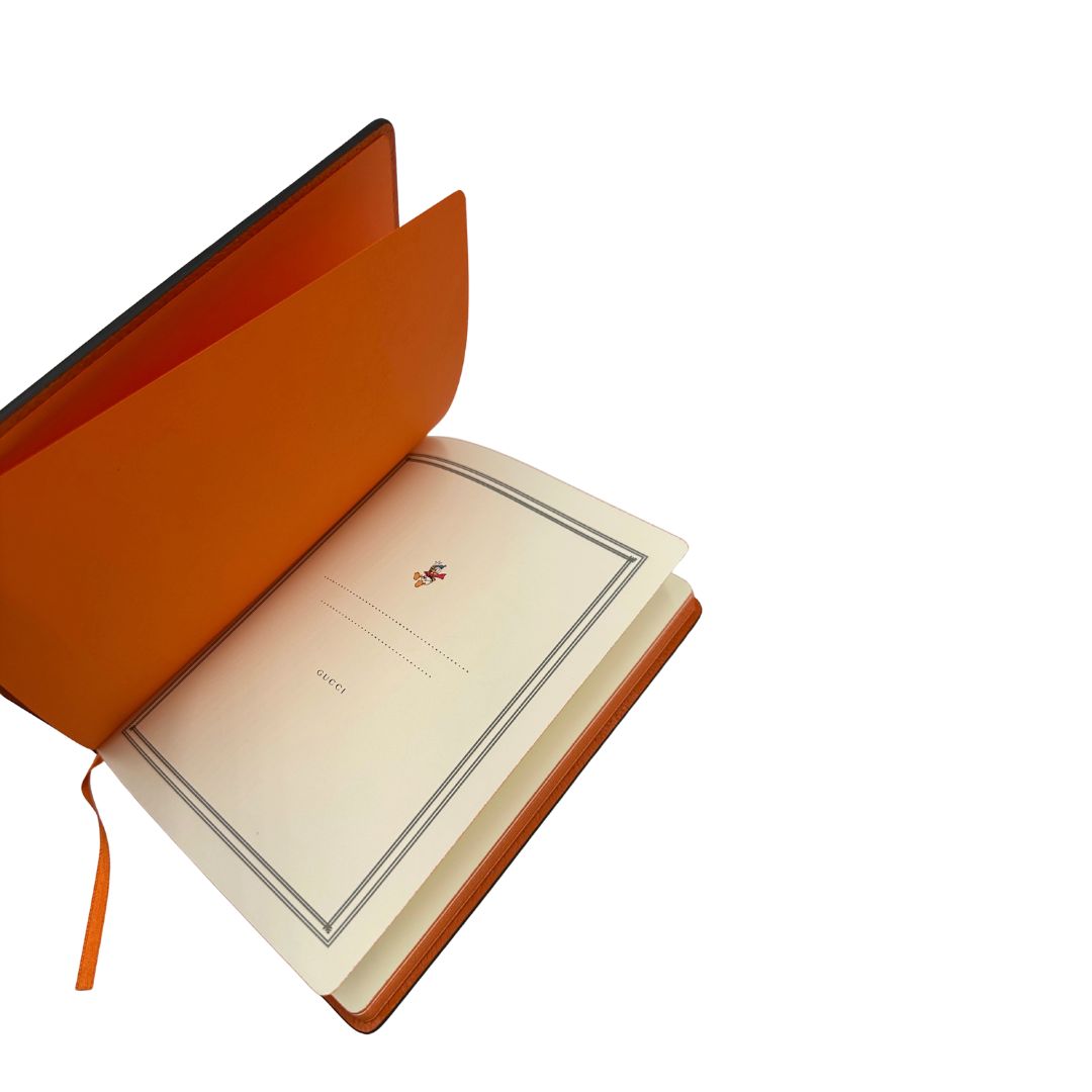 Agenda Gucci in canvas Beige GG Supreme con Fantasia Disney. Completa di dustbag. Originale, usata, di lusso, in condizioni eccellenti