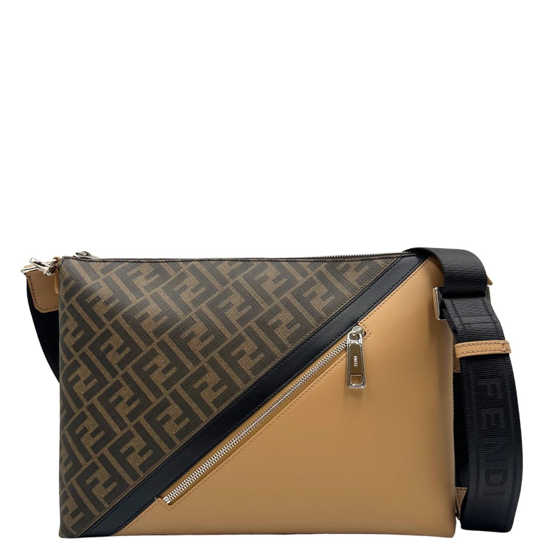 Fendi Diagonal FF Messenger Bag