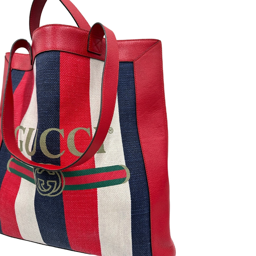 Sac plat Gucci righe