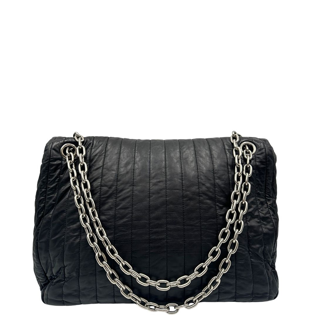 Borsa Monaco Balenciaga (pelle, nero) – foto 5 di 14