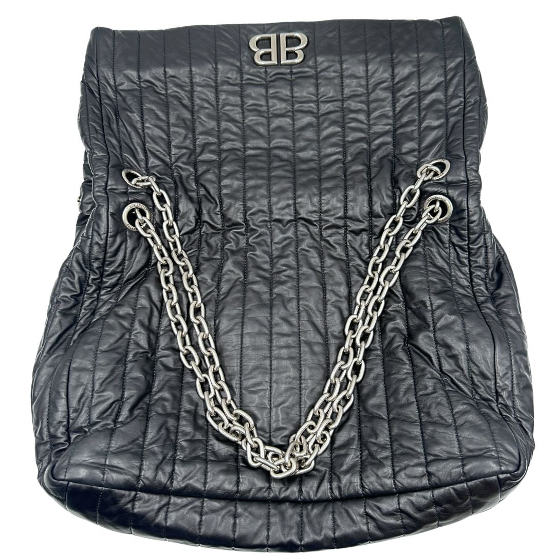 Borsa Monaco Balenciaga (pelle, nero) – foto 11 di 14