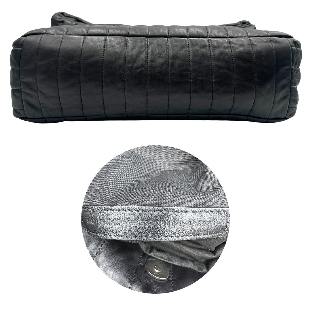 Borsa Monaco Balenciaga (pelle, nero) – foto 8 di 14