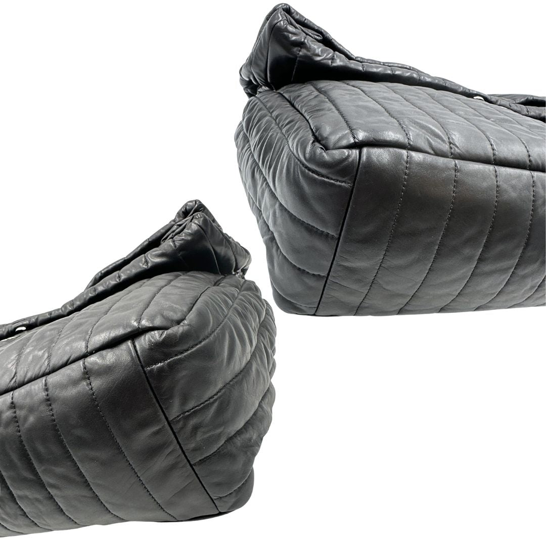 Borsa Monaco Balenciaga (pelle, nero) – foto 6 di 14