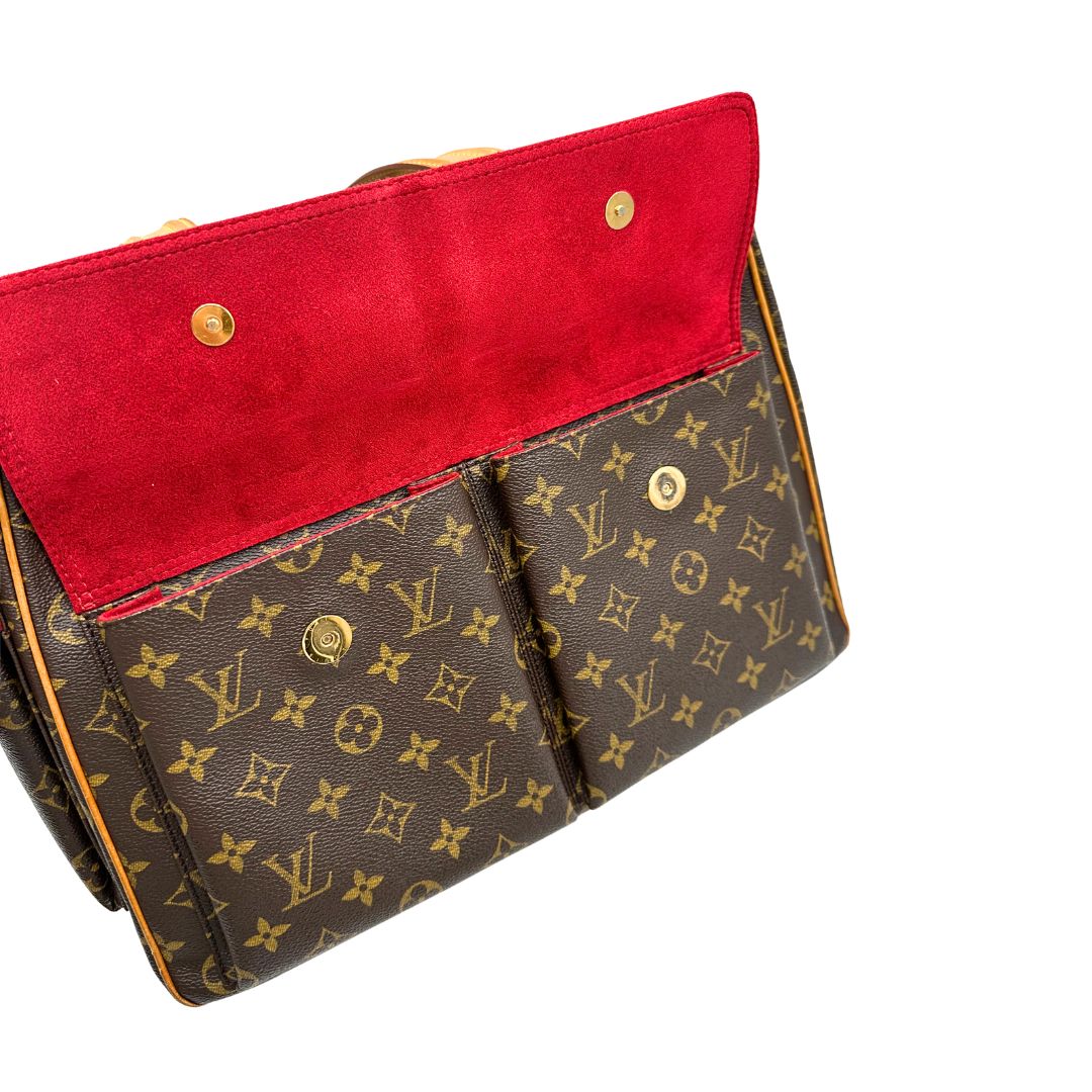 chiusura  Borsa Multipli Citè LV in canvas monogram, di lusso, originale, ottime condizioni, usata. 