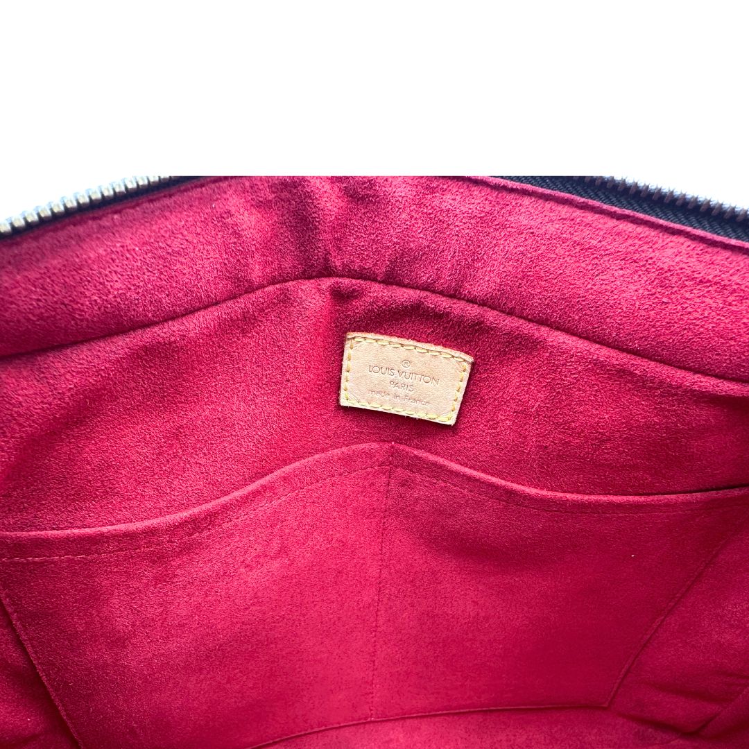 interno  Borsa Multipli Citè LV in canvas monogram, di lusso, originale, ottime condizioni, usata. 