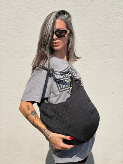 Hobo Gucci Princy GG nera