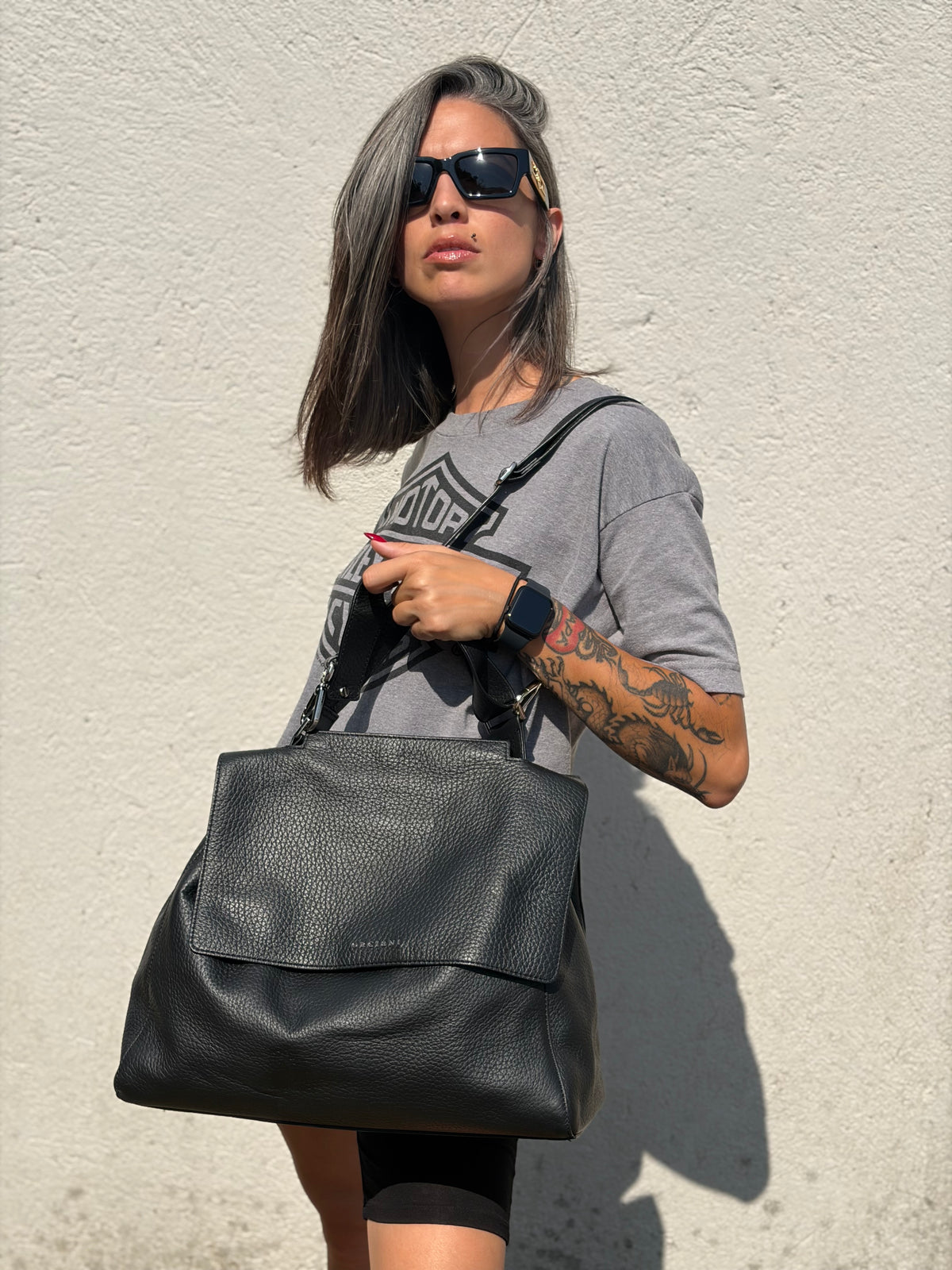 Borsa Orciani Sveva nera