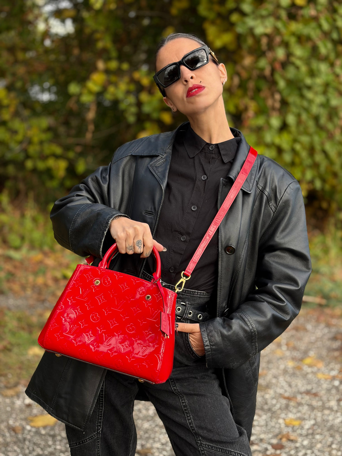 Borsa Montaigne BB Vernis Louis Vuitton