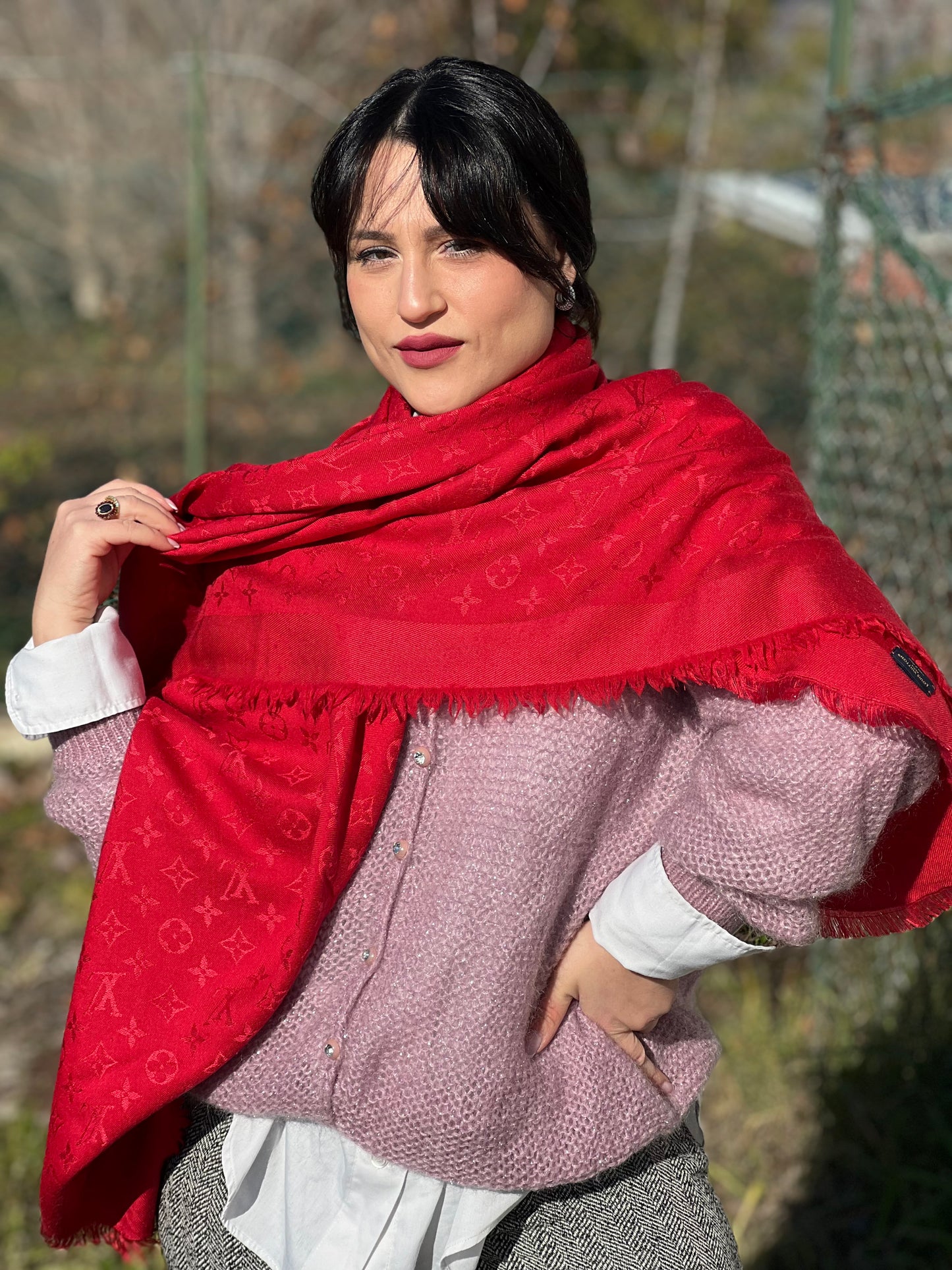 Sciarpa Louis Vuitton monogram