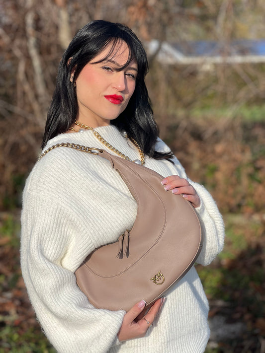 Pinko Brioche Hobo Classic