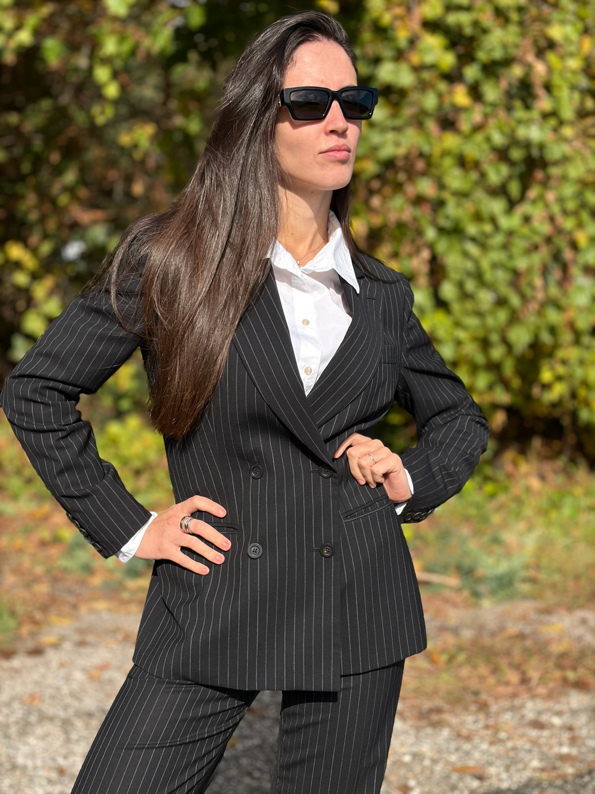 Tailleur Gucci gessato tg. 42