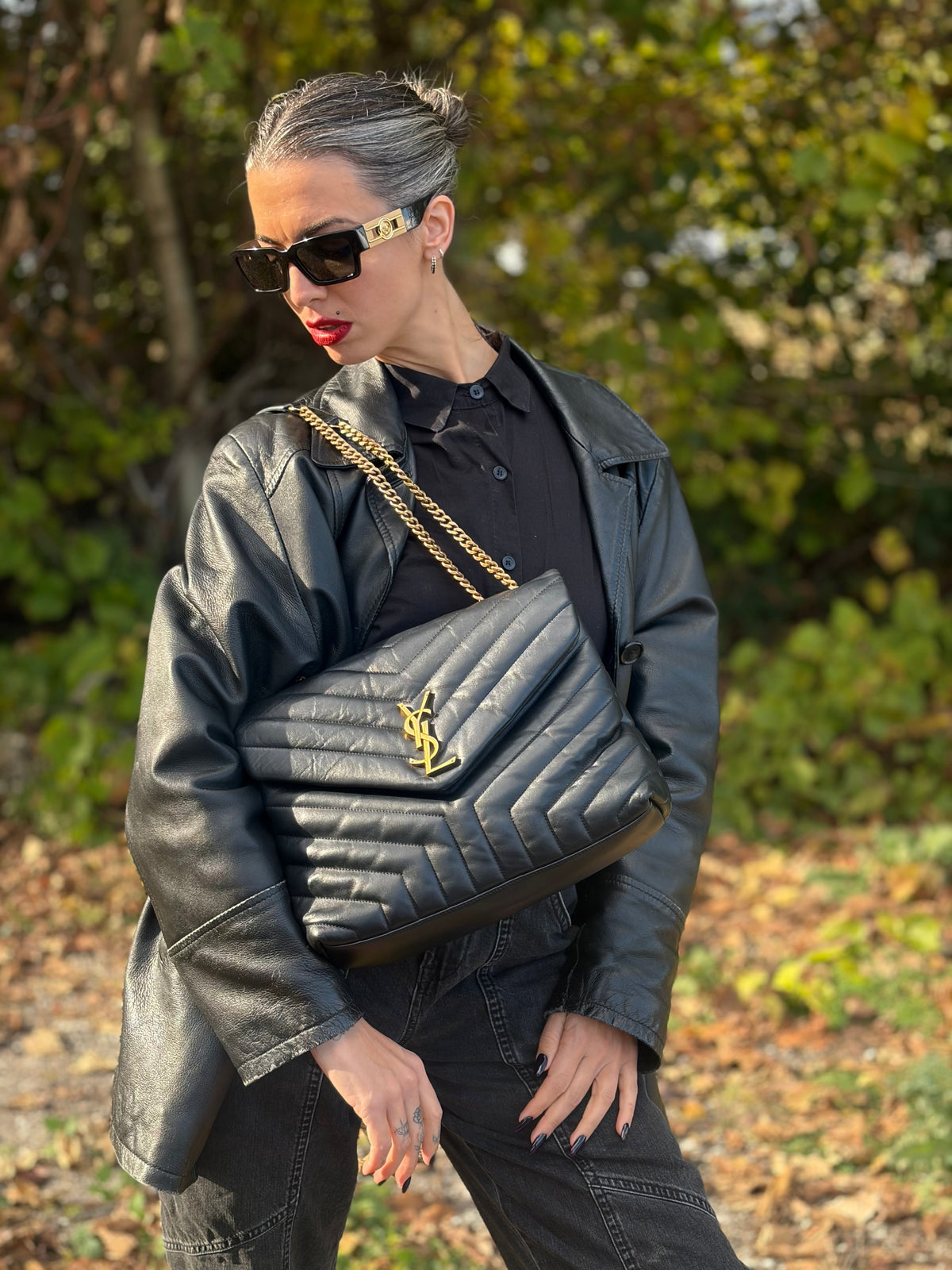 Borsa Loulou media Saint Laurent