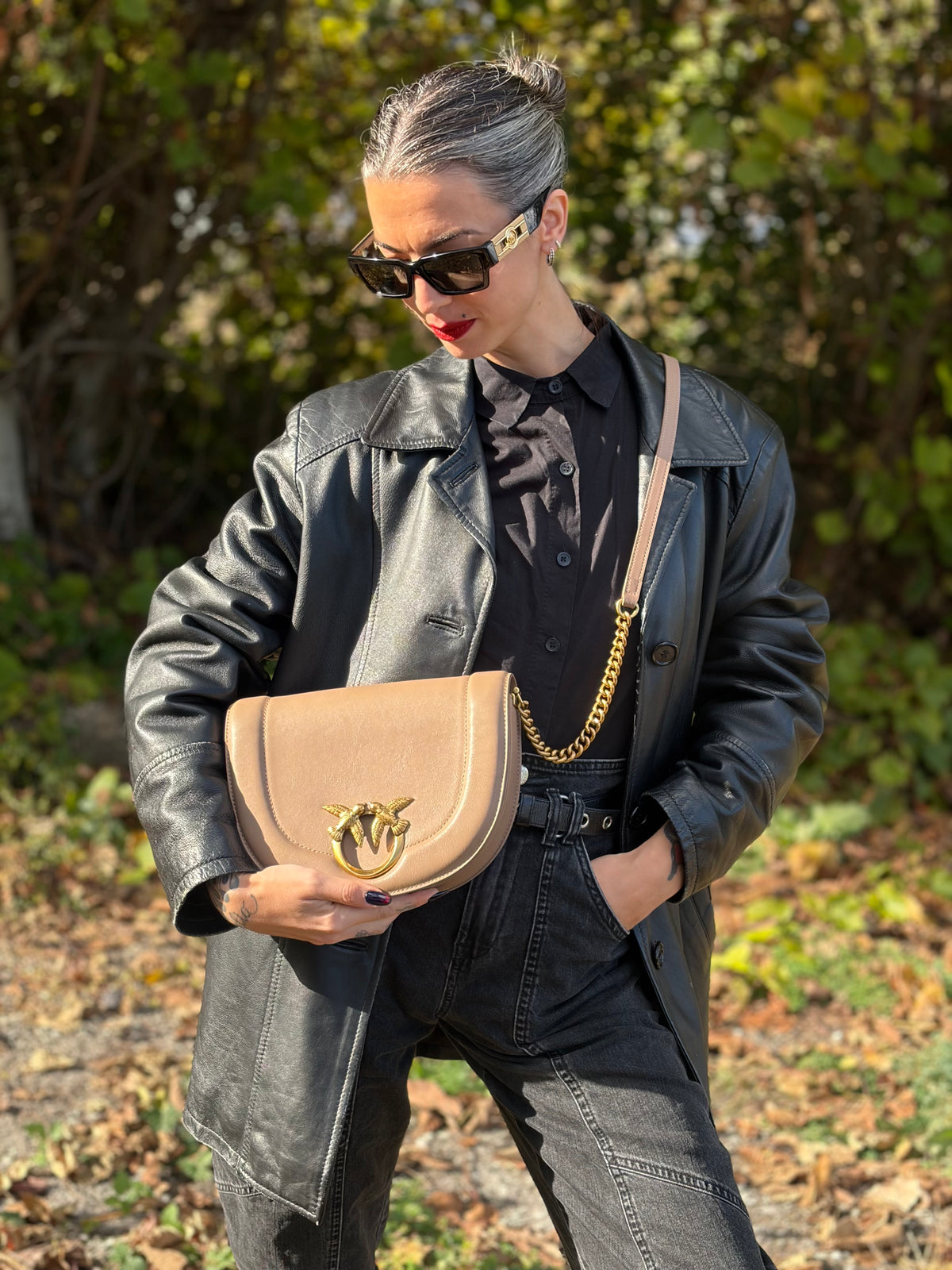 Love Pinko Round Click Classic