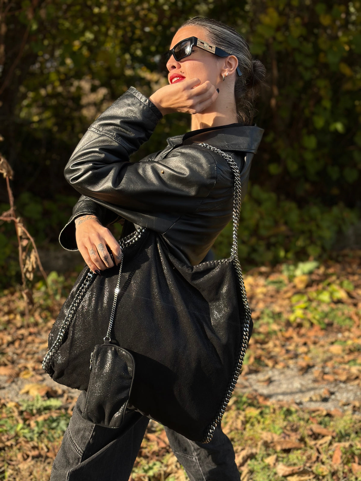 Borsa Falabella Stella McCartney nera